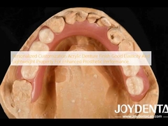 Personalizacja Zęby akrylowe Finish Dobra elastyczność i lekkie właściwości dla zwiększonej wydajności protezy