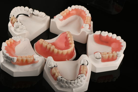Hypoalergic Acrylic Dental Removables Sztuczne zęby Wymienne częściowe protezy